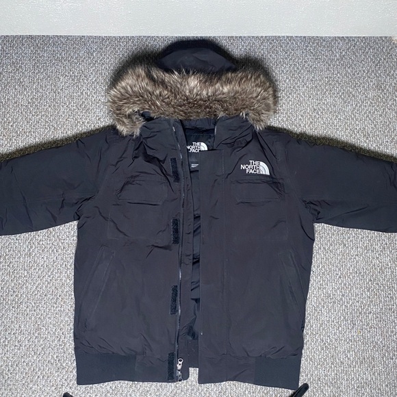 The North Face Black Jacket with Fur Hood - Picture 1 of 5